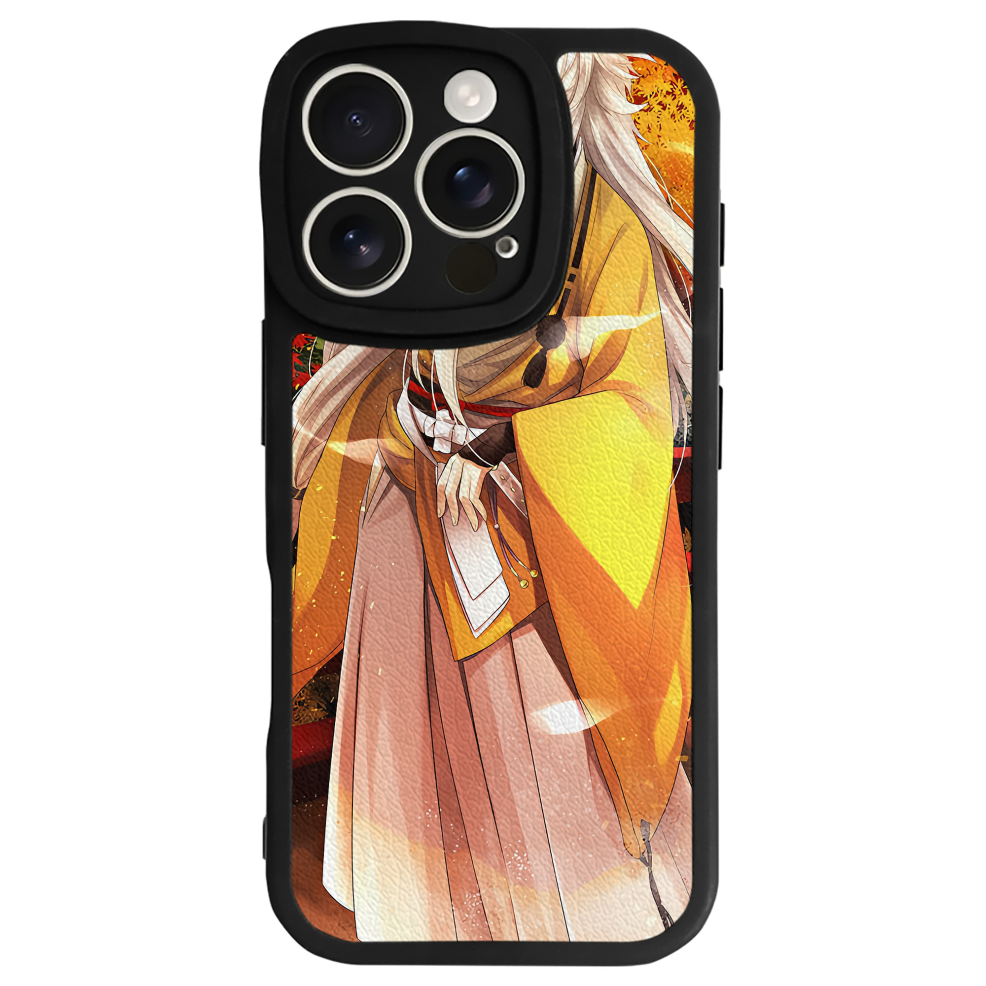 （画像用） 刀剣乱舞 Touken Ranbu 【iPhone 16シリーズ対応】シリコンスマホケース（レザー調） 材質：シリコン